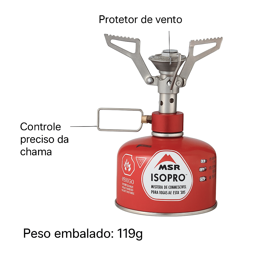 Fogão PocketRocket Portátil