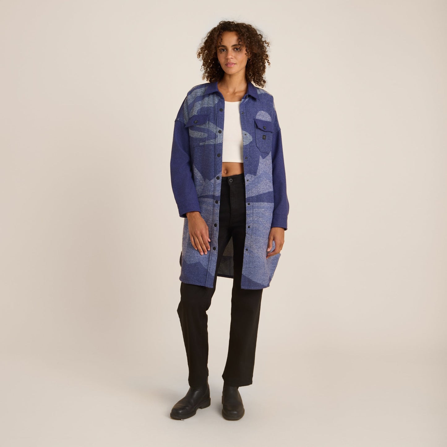 Camisa Jaqueta Amberley - Bendik Evening Blue